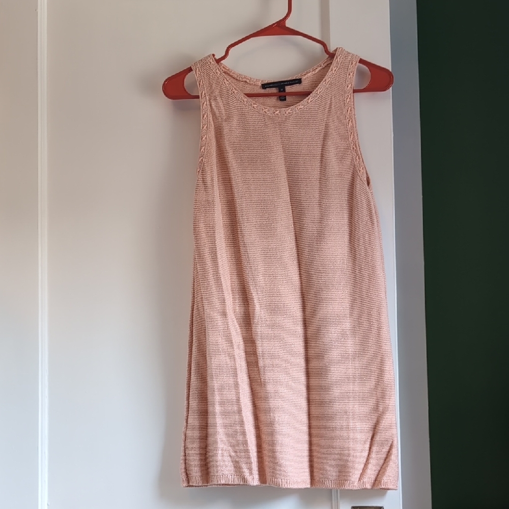 Peach Tank Sweater Top